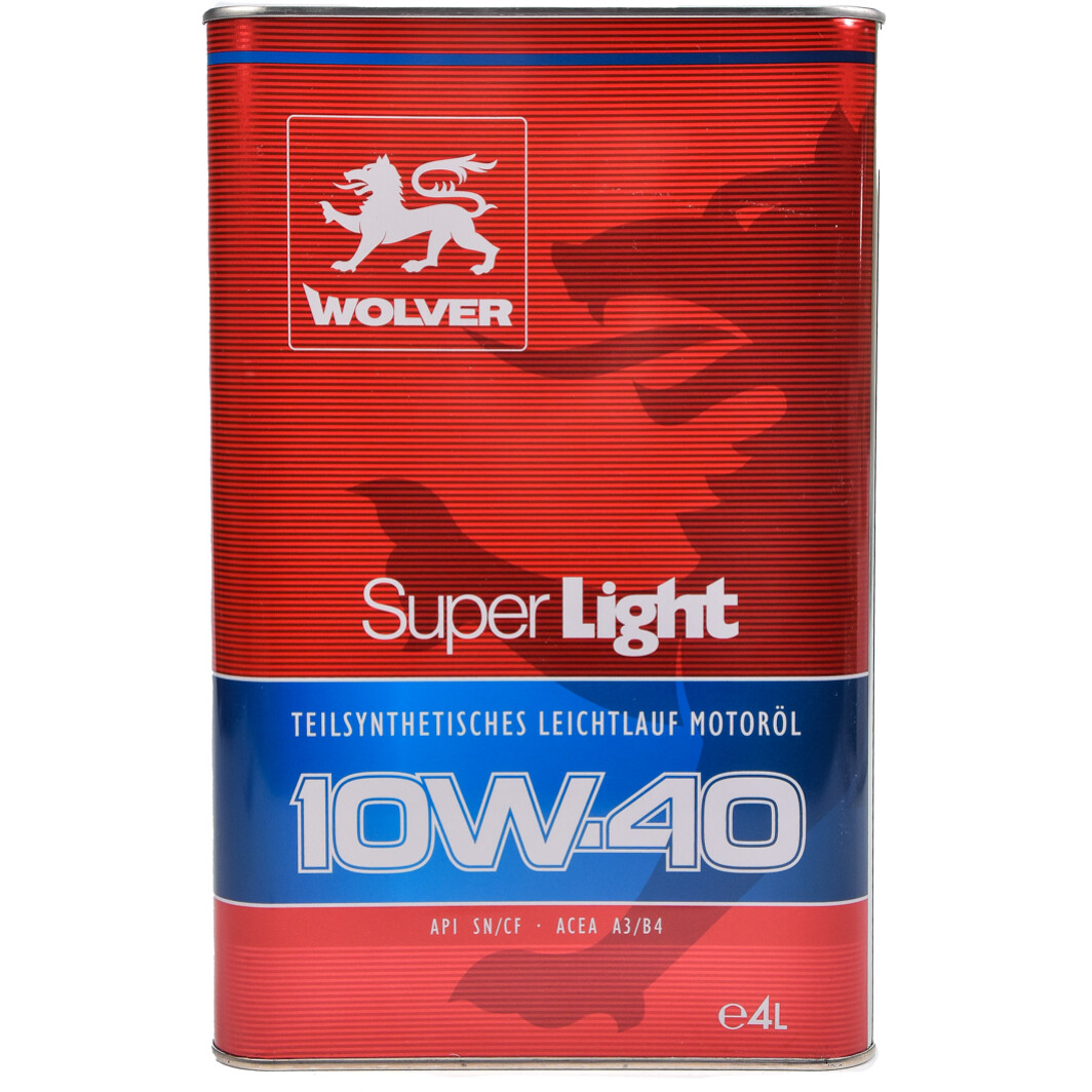 Моторна олива Wolver Super Light 10W-40 4 л на Lexus RX
