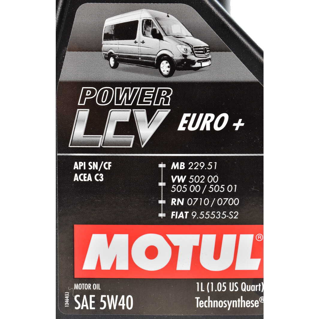 Моторное масло Motul Power LCV Euro+ 5W-40 1 л на Toyota Sprinter