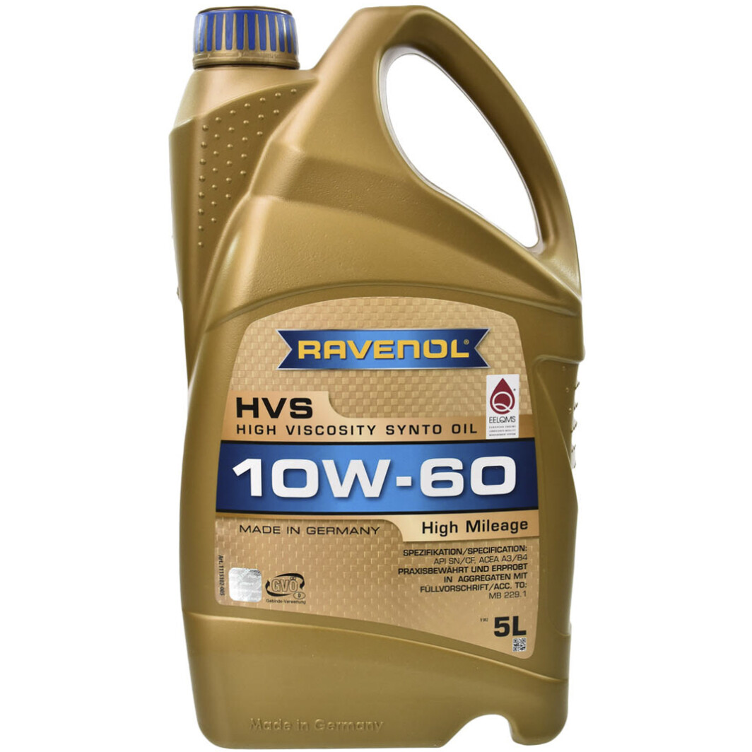Моторное масло Ravenol HVS 10W-60 5 л на Chevrolet Lacetti