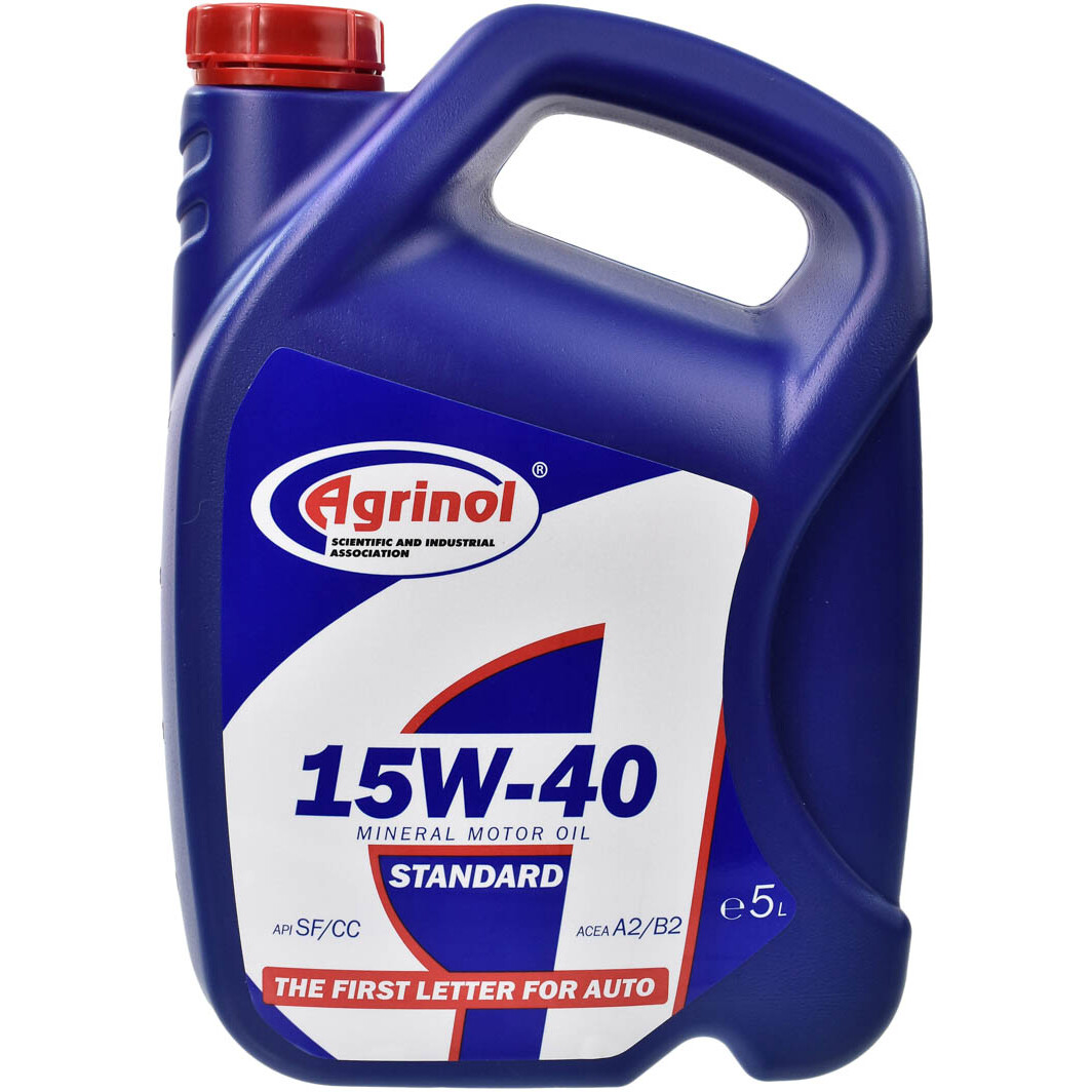 Моторное масло Agrinol Standard 15W-40 5 л на Volkswagen NEW Beetle