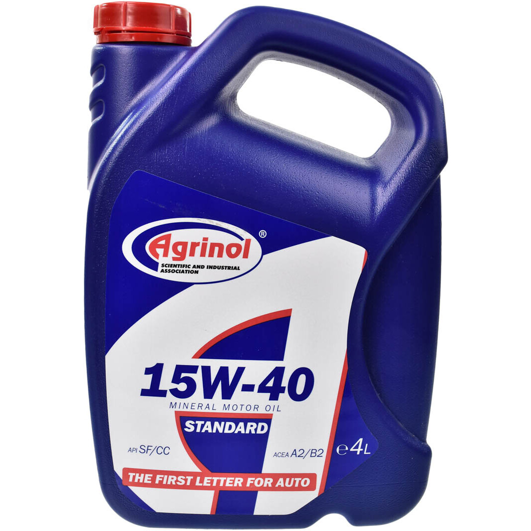 Моторное масло Agrinol Standard 15W-40 4 л на Chevrolet Corsica