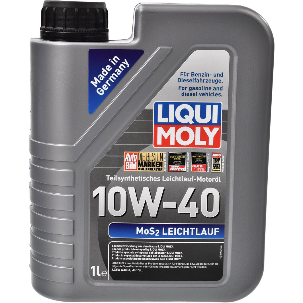 Моторное масло Liqui Moly MoS2 Leichtlauf 10W-40 1 л на Mitsubishi Starion