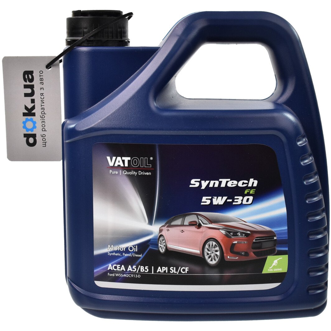 Моторное масло VatOil SynTech FE 5W-30 4 л на Nissan Kubistar