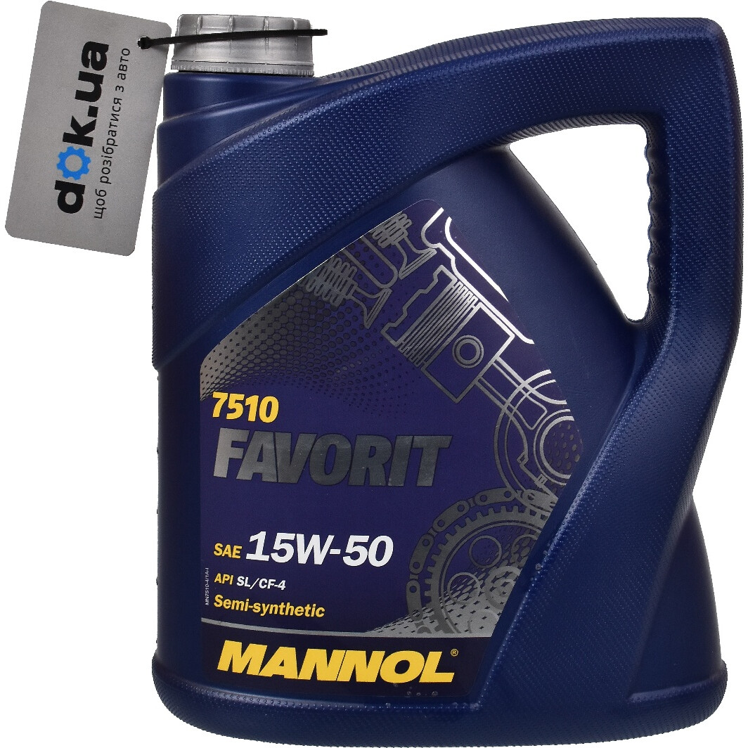 Моторное масло Mannol Favorit 15W-50 5 л на Jaguar XF