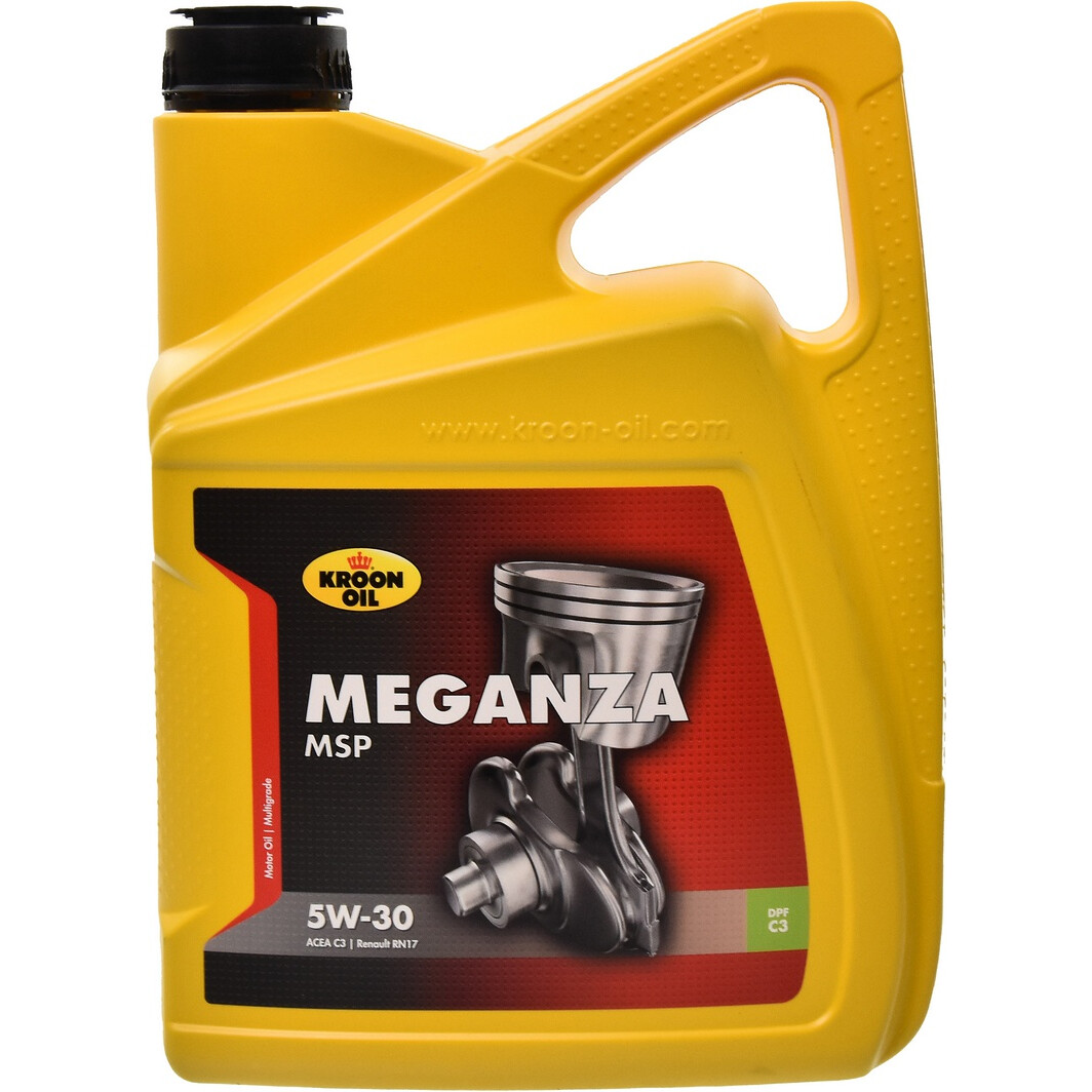 Моторное масло Kroon Oil Meganza MSP 5W-30 5 л на Chevrolet Kalos