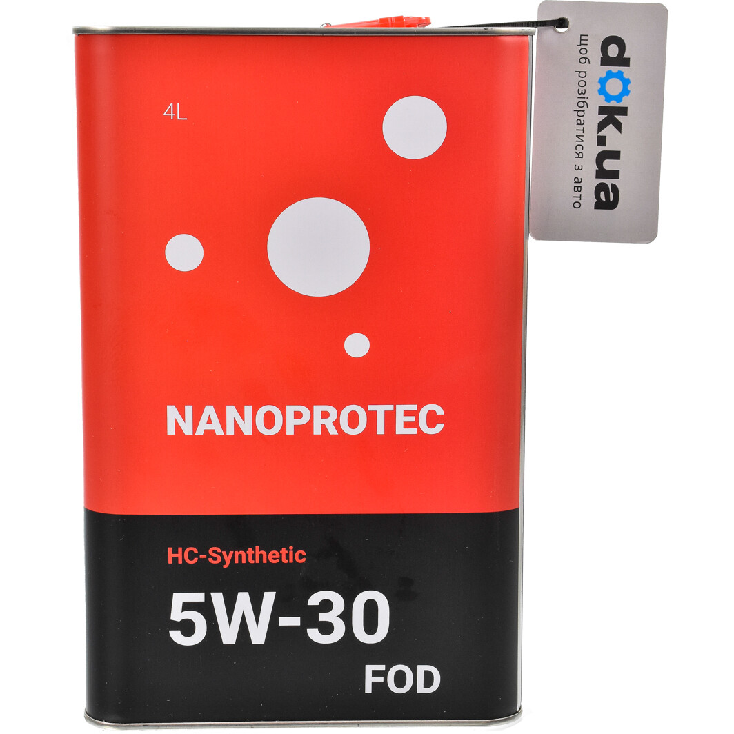 Моторное масло Nanoprotec FOD HC-Synthetic 5W-30 4 л на Peugeot 307