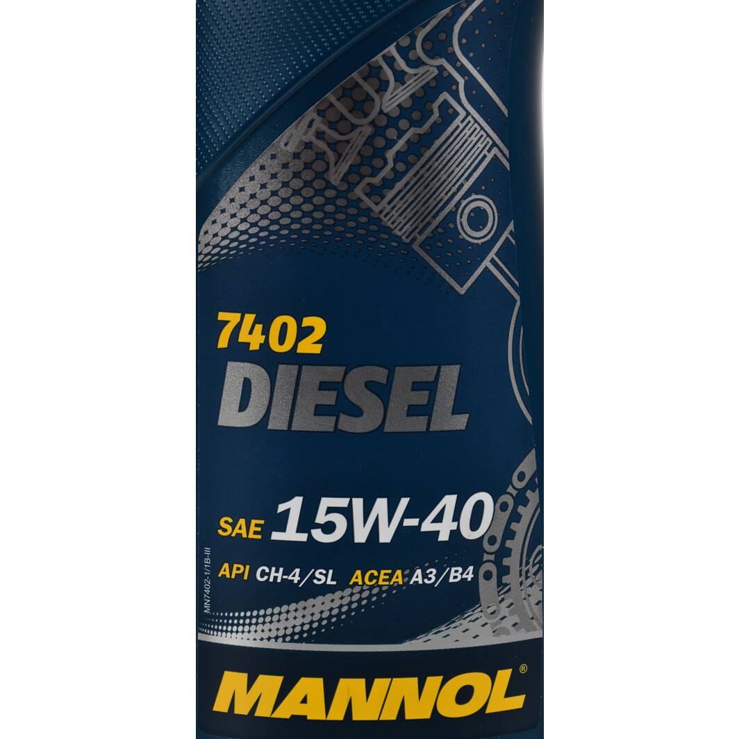 Моторное масло Mannol Diesel 15W-40 1 л на Alfa Romeo Giulietta