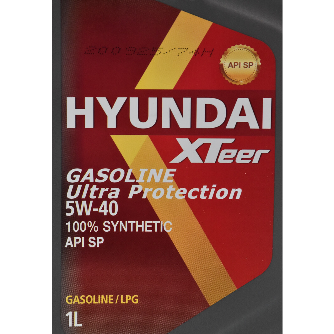 Моторное масло Hyundai XTeer Gasoline Ultra Protection 5W-40 1 л на Hyundai Terracan