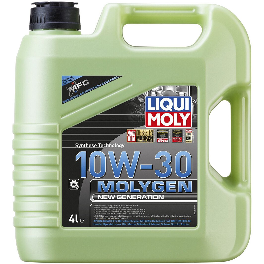 Моторное масло Liqui Moly Molygen New Generation 10W-30 4 л на Peugeot Boxer