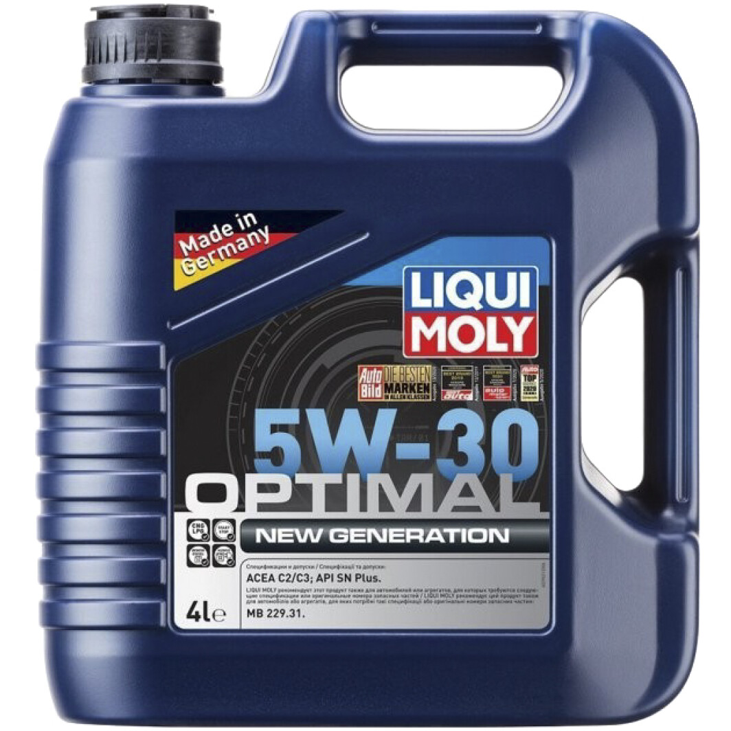 Моторное масло Liqui Moly Optimal New Generation 5W-30 4 л на Renault Fluence