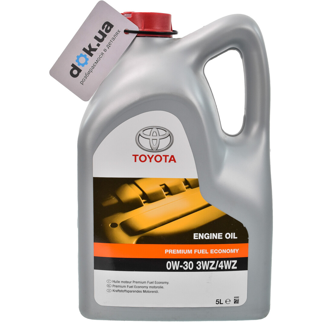 Моторное масло Toyota Premium Fuel Economy 3WZ/4WZ 0W-30 5 л на Volkswagen Polo