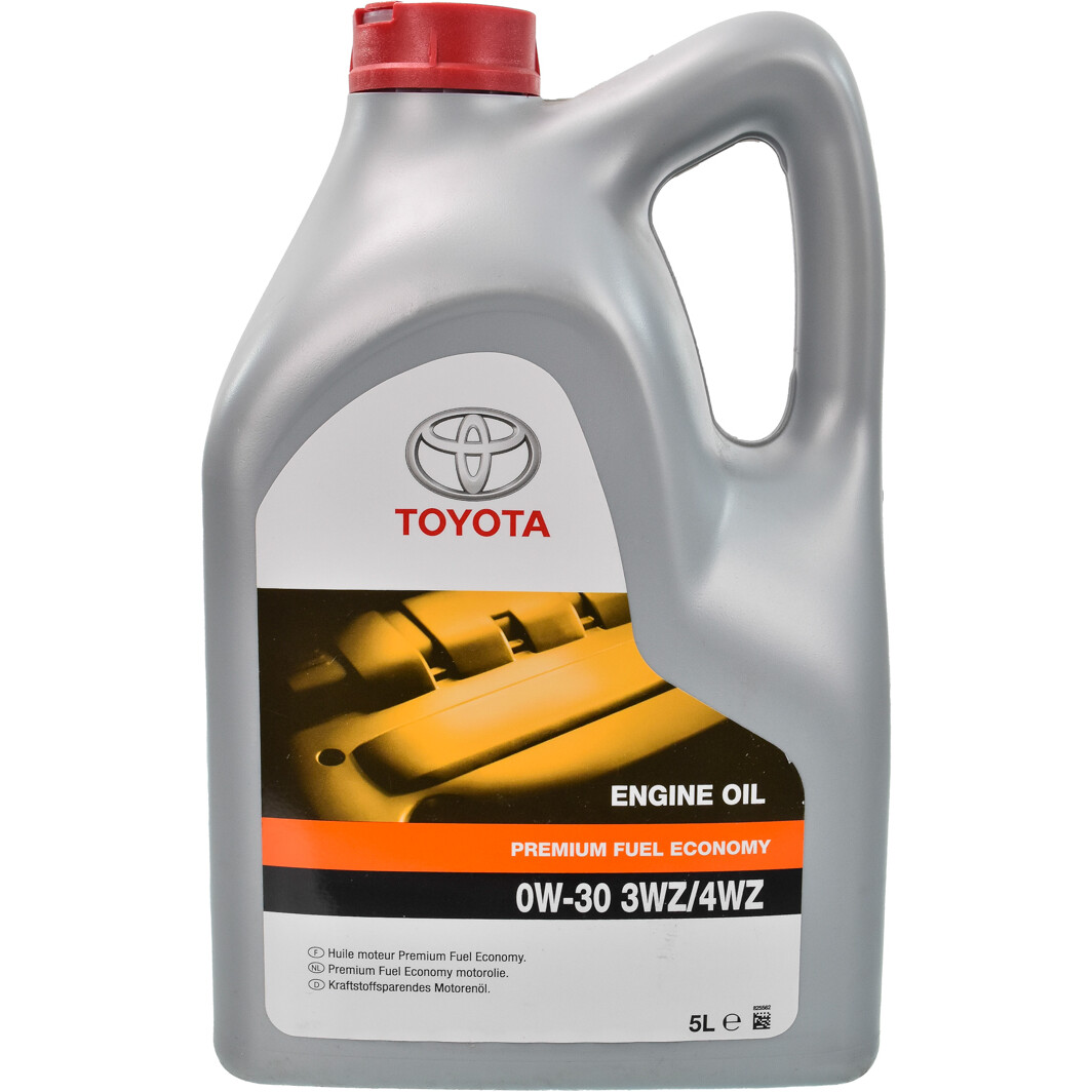 Моторное масло Toyota Premium Fuel Economy 3WZ/4WZ 0W-30 5 л на Dodge Charger