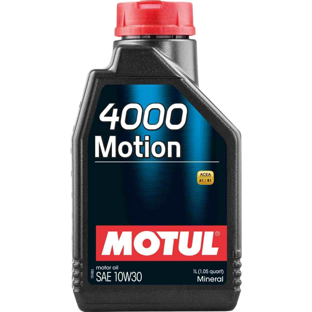 Моторна олива Motul 4000 Motion 10W-30 1 л на Dodge Challenger