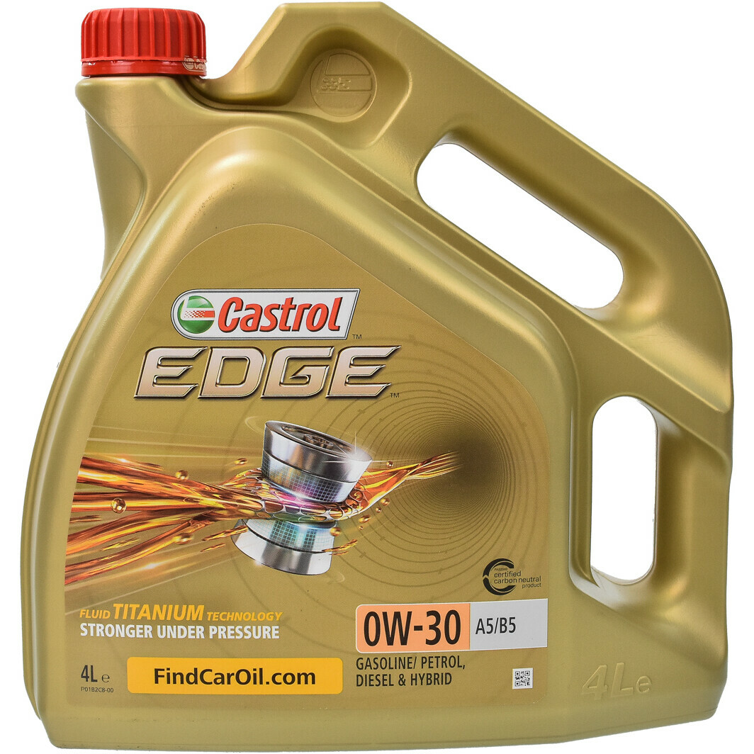 Моторное масло Castrol EDGE A5/B5 0W-30 4 л на Chevrolet Zafira