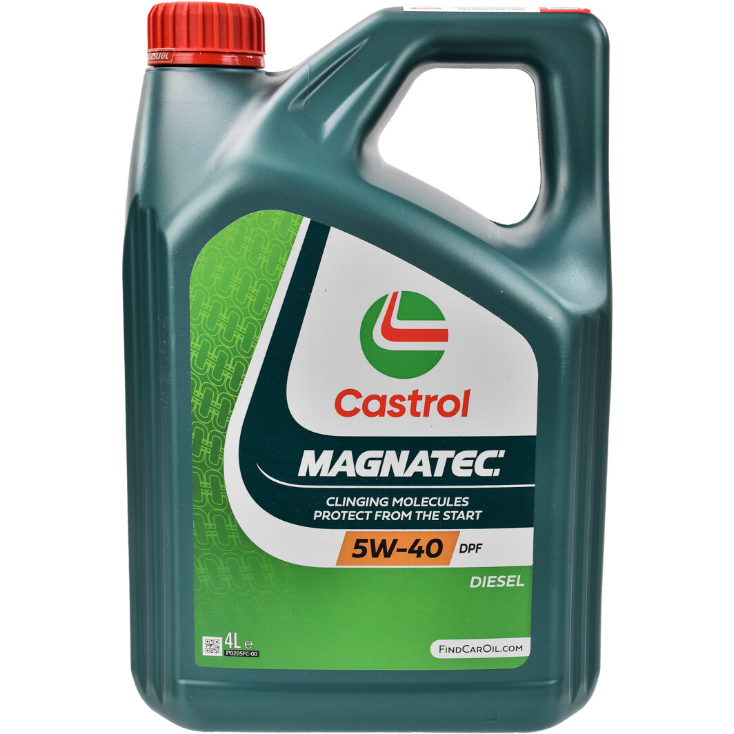 Моторна олива Castrol Magnatec Diesel DPF 5W-40 для Jeep Grand Cherokee 4 л на Jeep Grand Cherokee