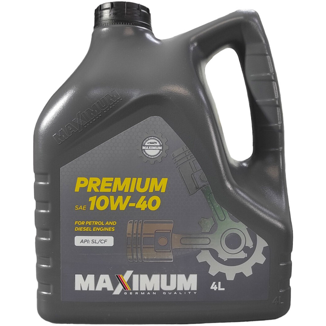 Моторна олива Maximum Premium 10W-40 4 л на Chevrolet Captiva