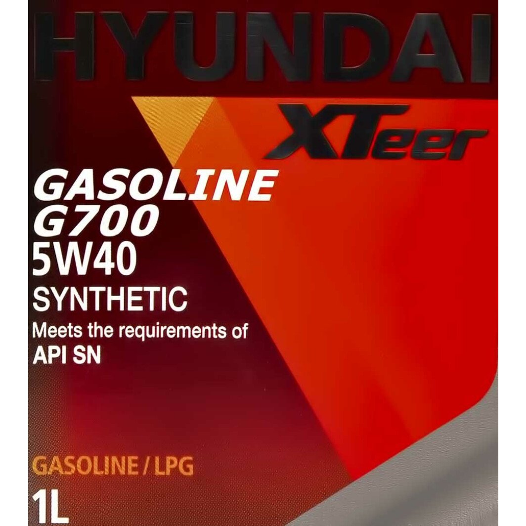 Моторна олива Hyundai XTeer Gasoline G700 5W-40 1 л на Opel Astra