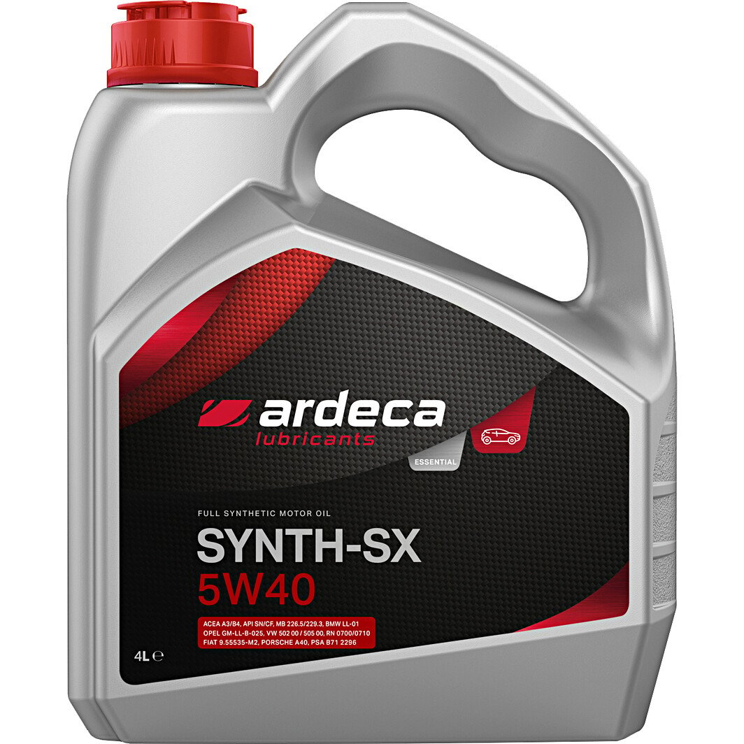 Моторна олива Ardeca Synth-SX 5W-40 4 л на Toyota Hilux
