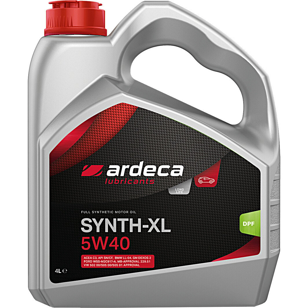 Моторное масло Ardeca Synth-XL 5W-40 4 л на Dodge Dakota