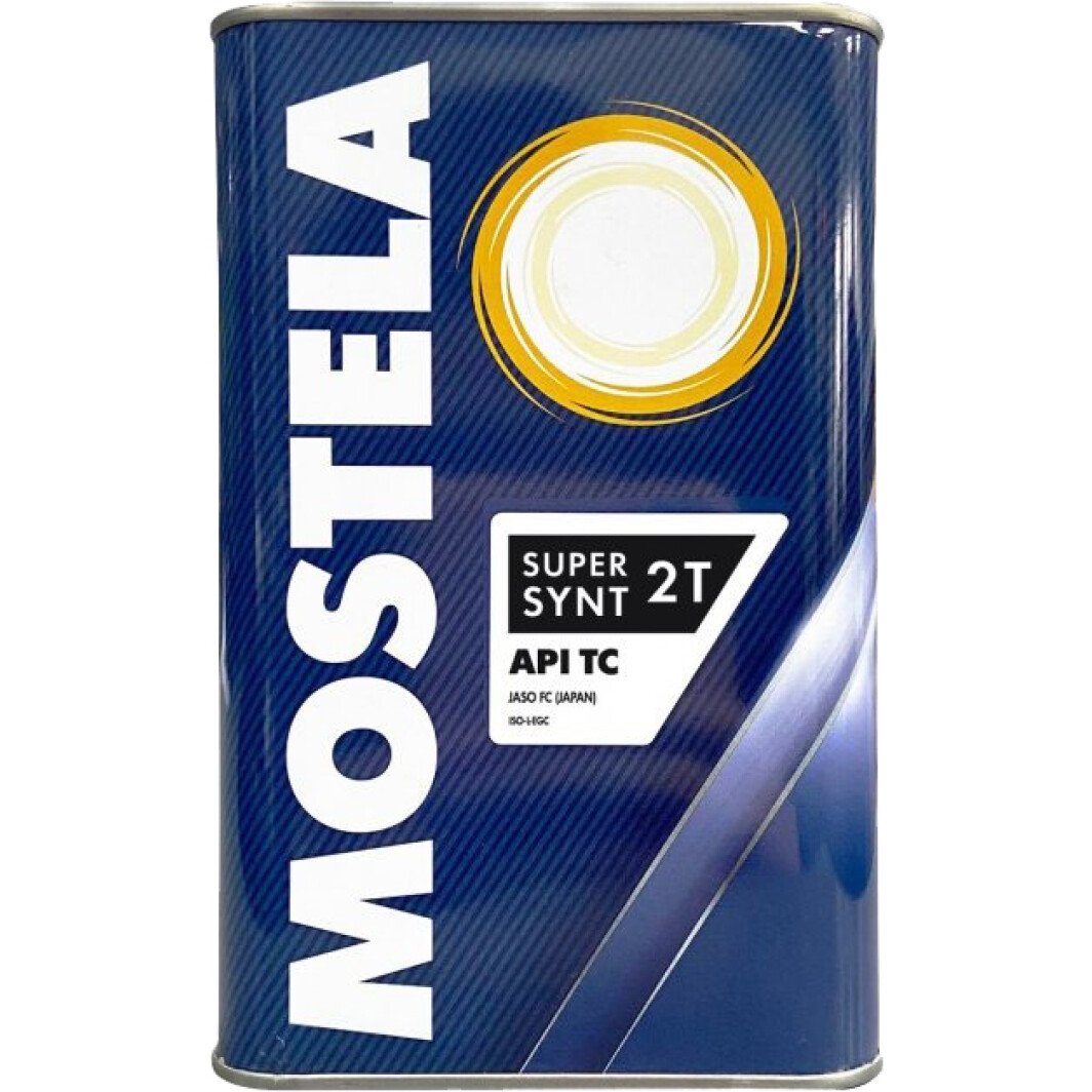 Моторна олива 2Т Mostela Super Synt 5W-40 напівсинтетична