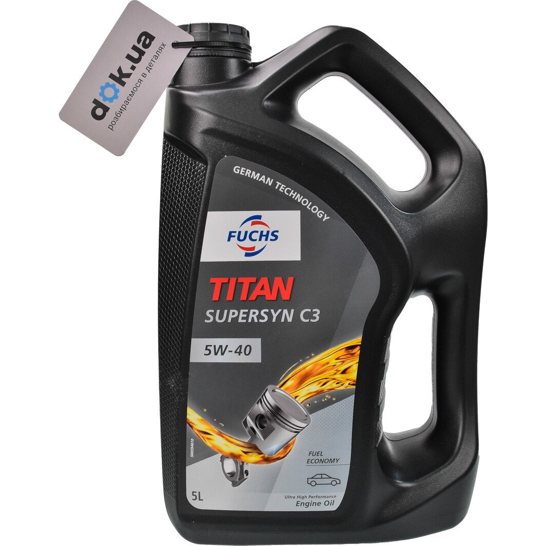 Моторное масло Fuchs Titan Supersyn C3 5W-40 5 л на Hyundai ix35