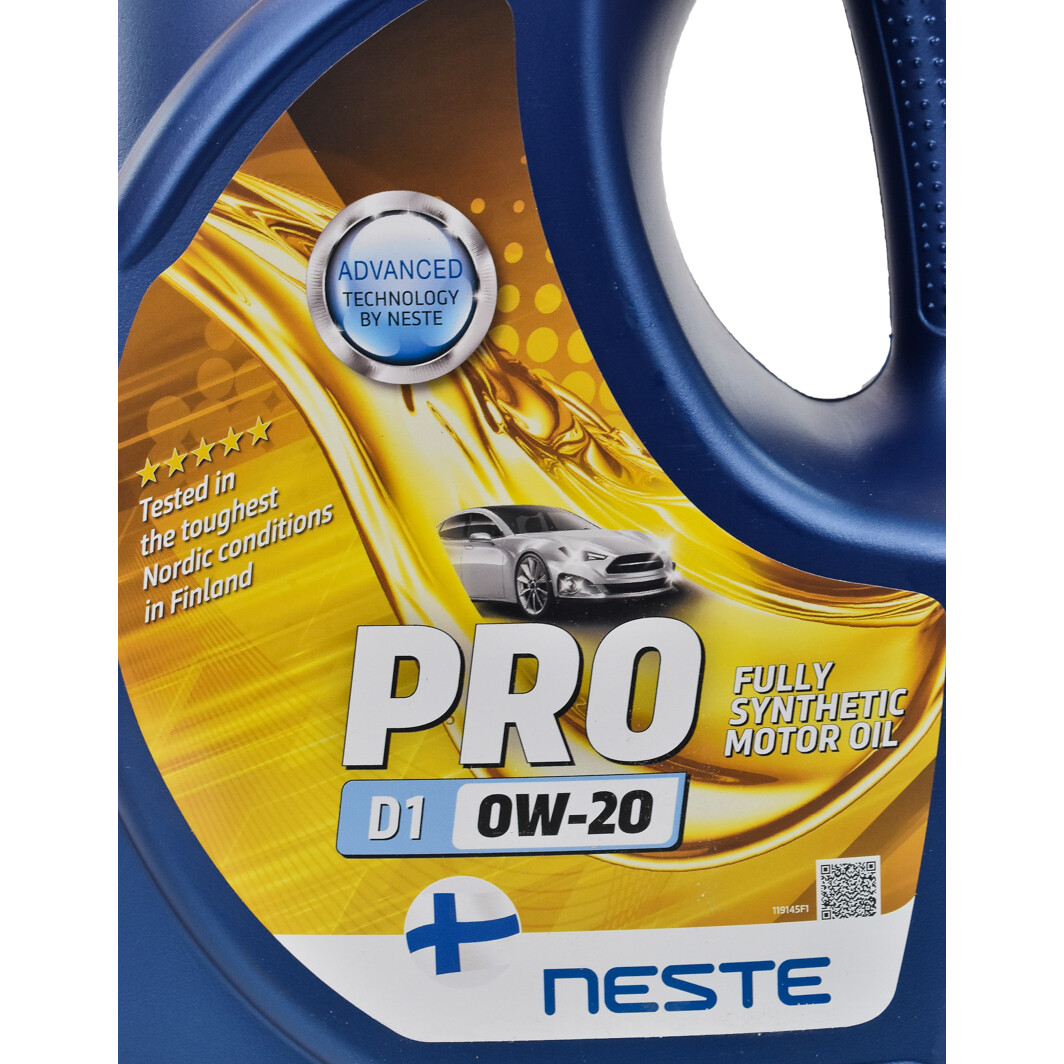 Моторное масло Neste Pro D1 0W-20 4 л на Toyota RAV4
