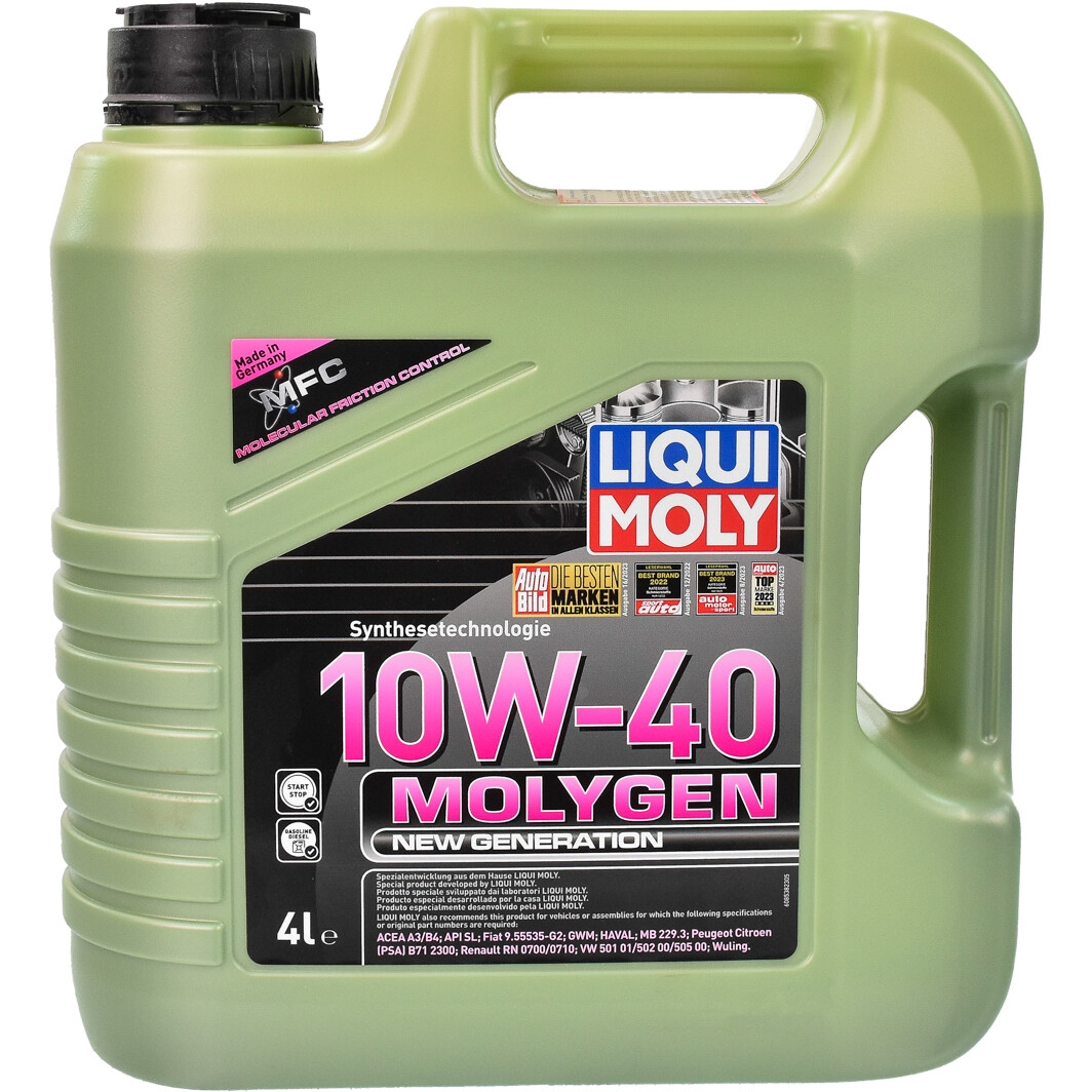 Моторное масло Liqui Moly Molygen New Generation 10W-40 4 л на Citroen C-Elysee