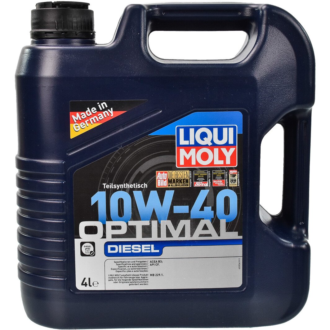 Моторна олива Liqui Moly Optimal Diesel 10W-40 4 л на Toyota Hiace