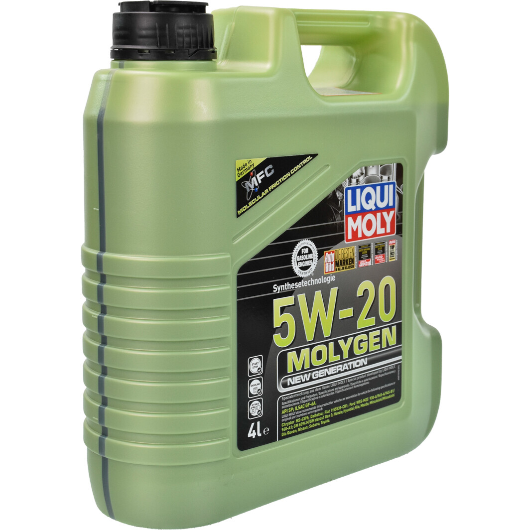 Моторна олива Liqui Moly Molygen New Generation 5W-20 4 л на Peugeot 308