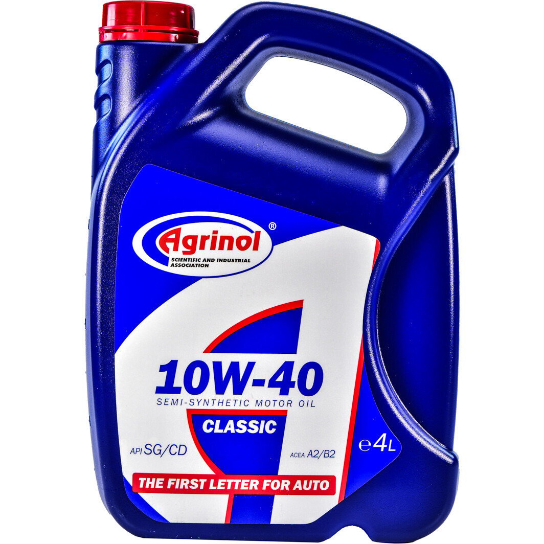 Моторна олива Agrinol Classic 10W-40 4 л на Kia Rio