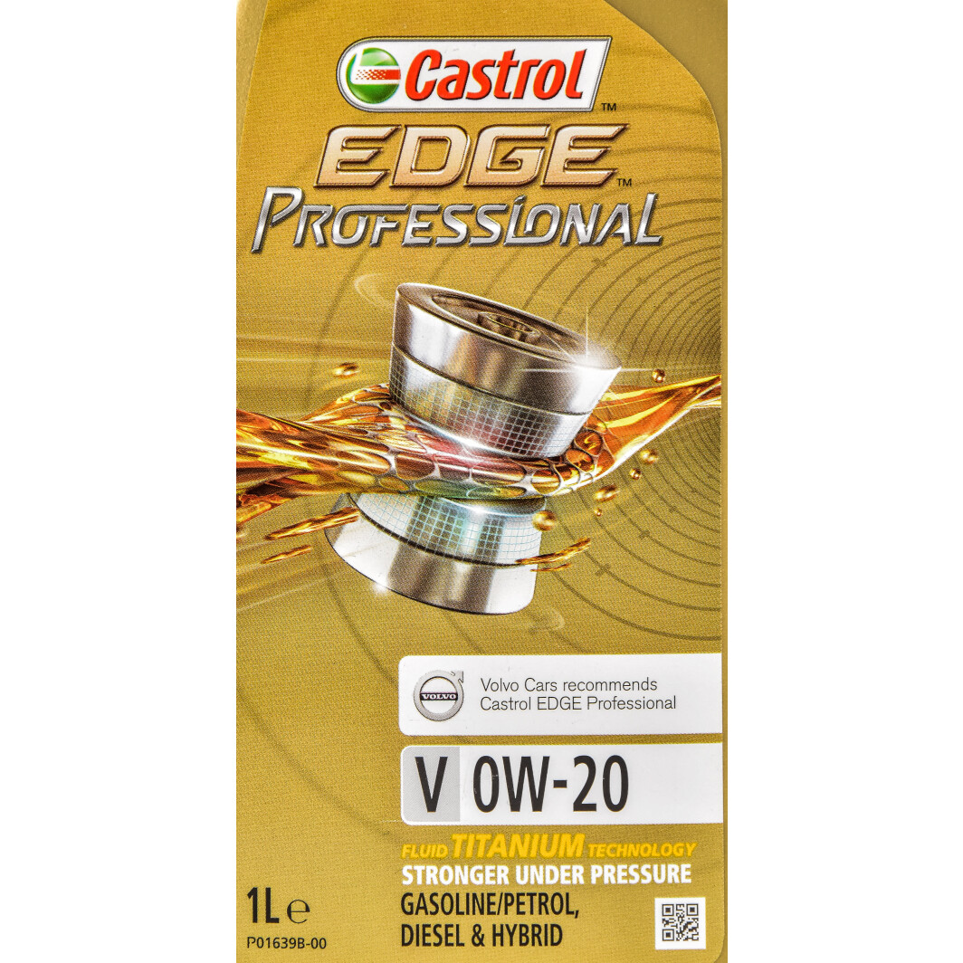 Моторна олива Castrol Professional EDGE V Titanium FST 0W-20 на Ford Fusion