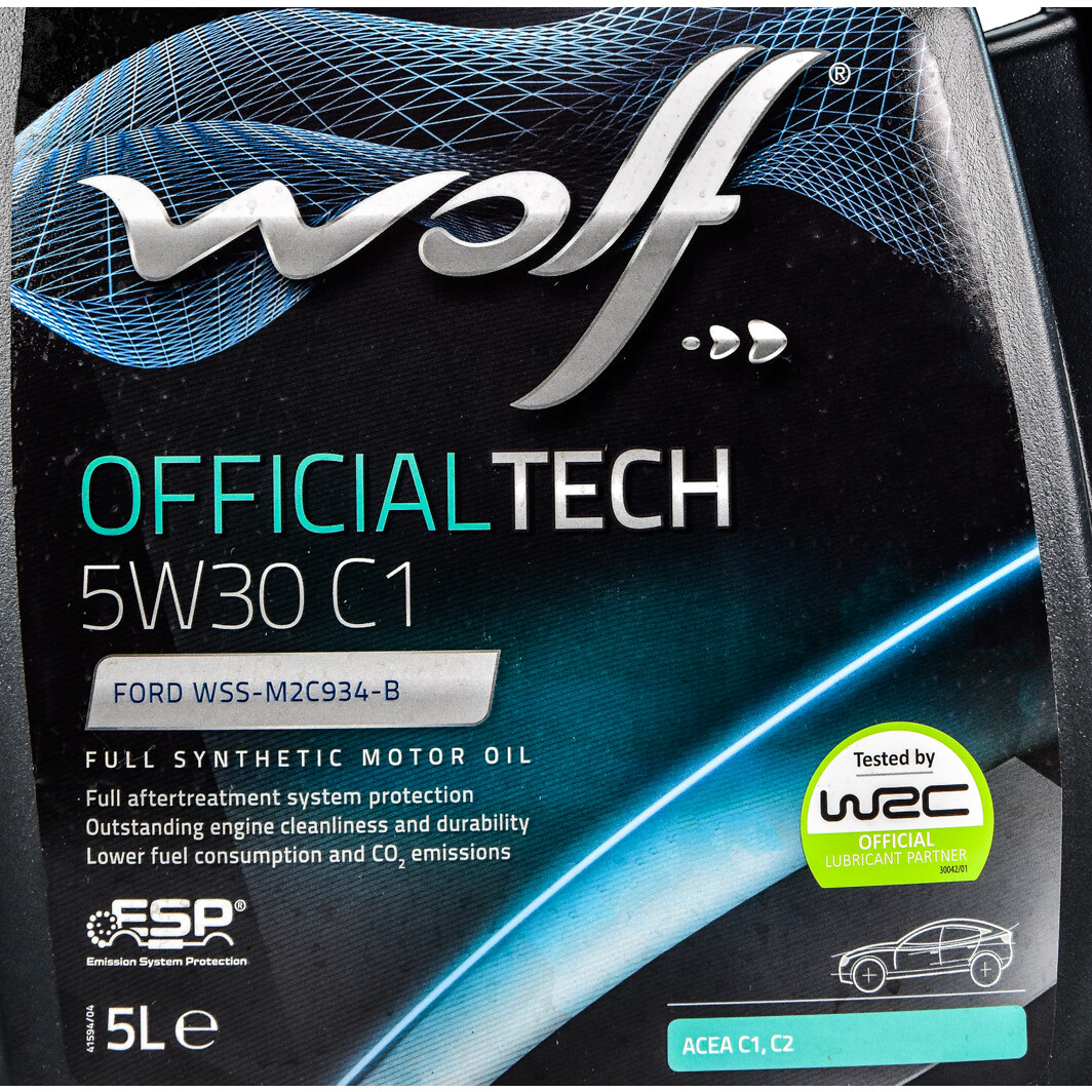 Моторное масло Wolf Officialtech C1 5W-30 5 л на Lancia Kappa