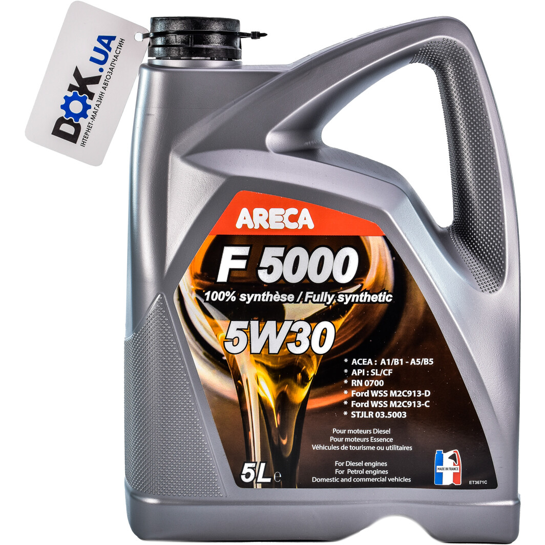 Моторное масло Areca F5000 5W-30 5 л на Renault Fluence