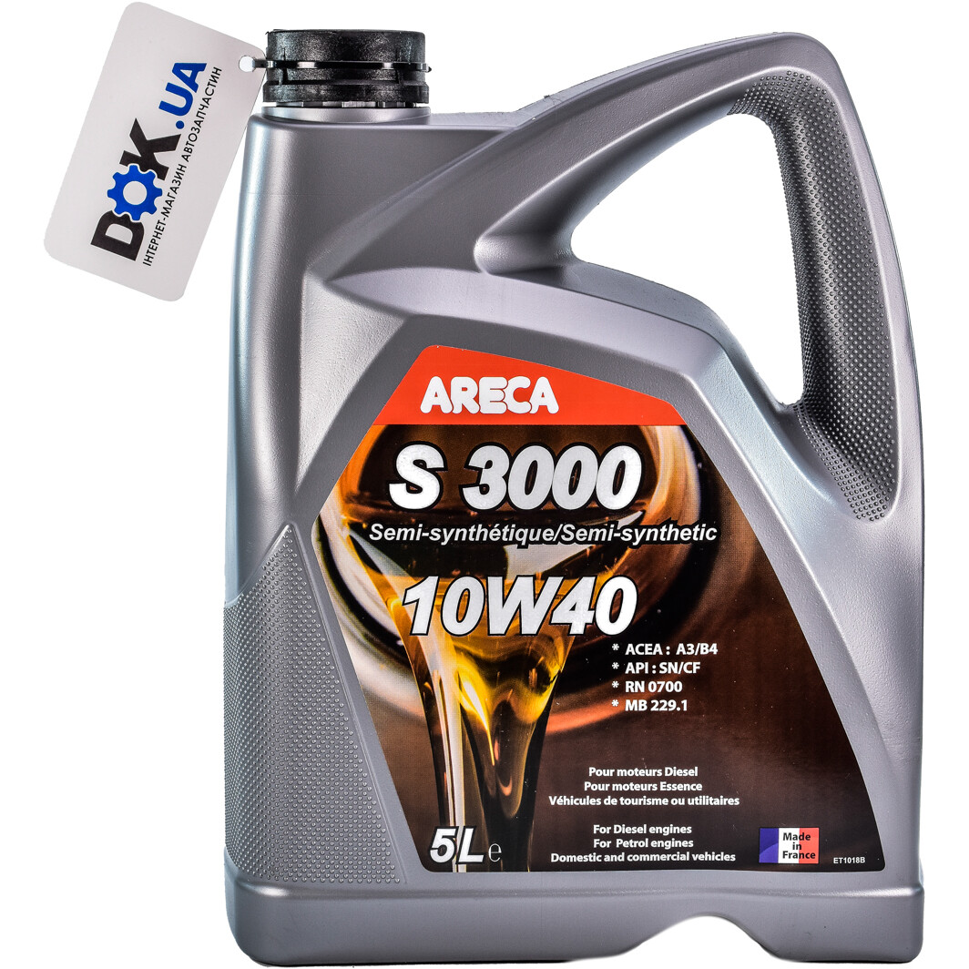 Моторное масло Areca S3000 10W-40 5 л на Dodge Journey