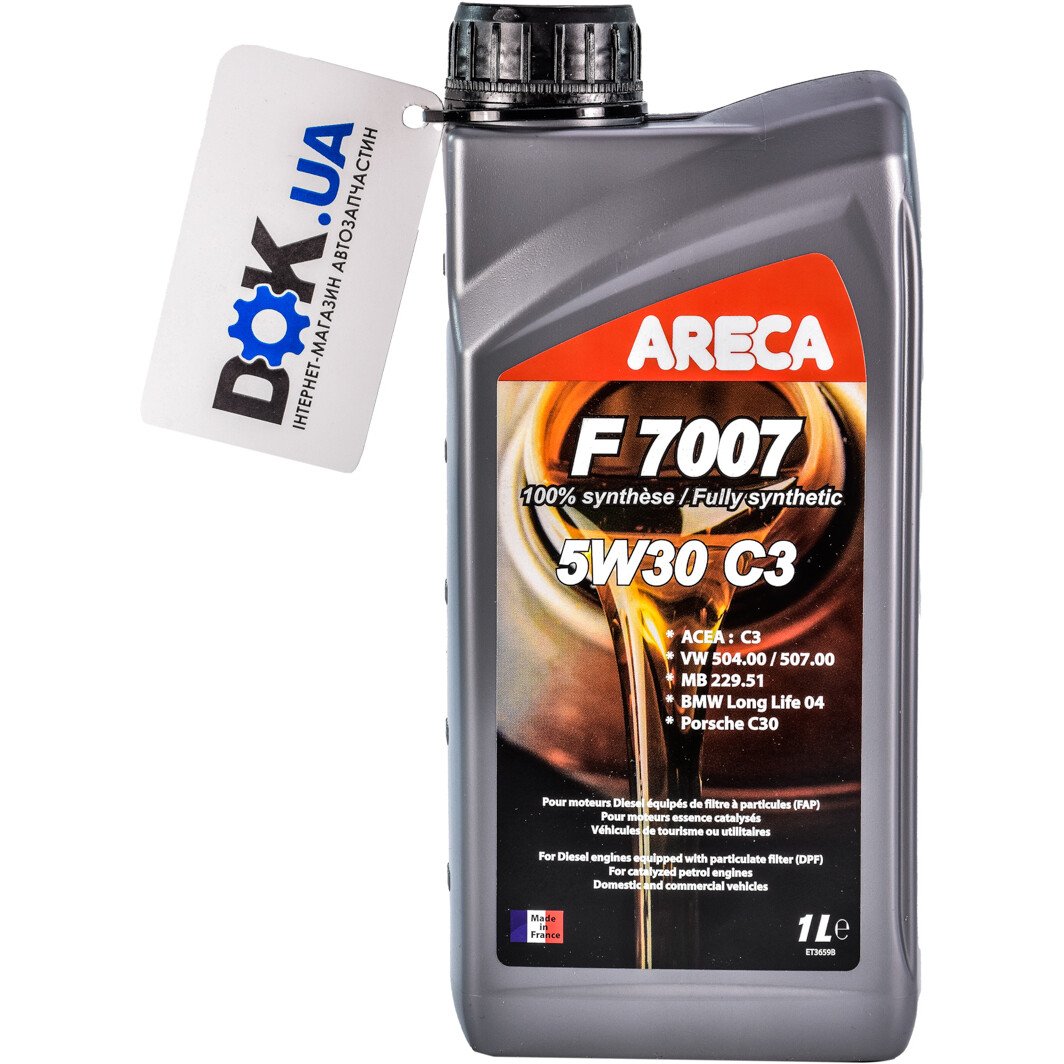 Моторное масло Areca F7007 C3 5W-30 1 л на Lexus RC