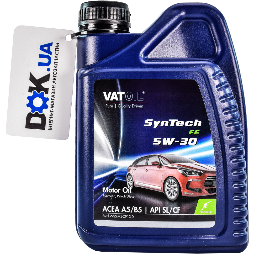 Моторное масло VatOil SynTech FE 5W-30 1 л на Peugeot 305