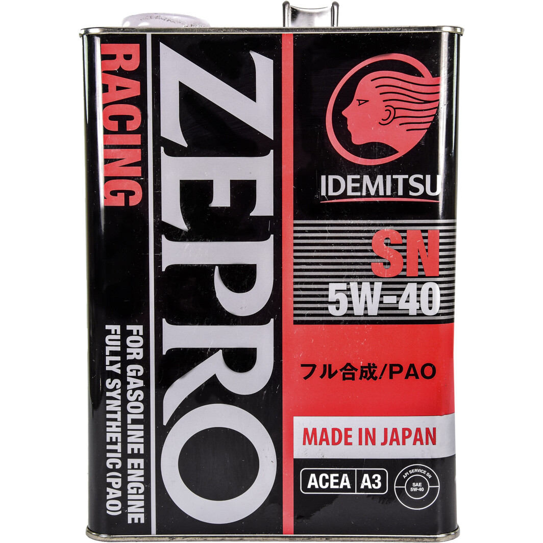 Моторное масло Idemitsu Zepro Racing 5W-40 4 л на Skoda Roomster
