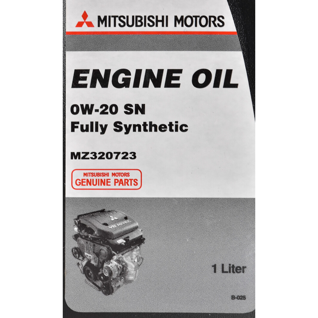 Моторна олива Mitsubishi Engine Oil SN 0W-20 1 л на Opel Vivaro