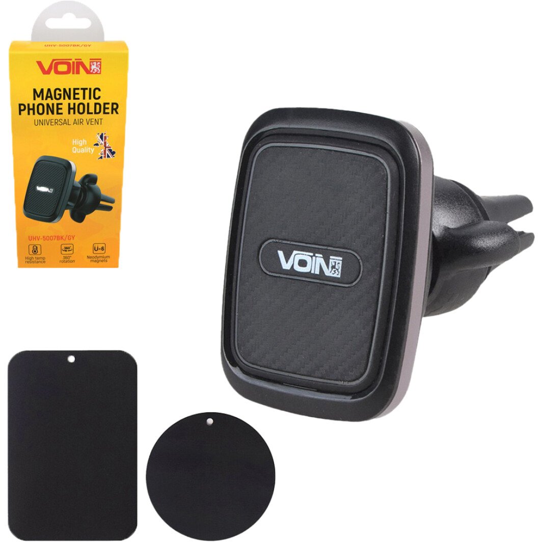 Тримач для телефона Voin UHV-5007BK/GY