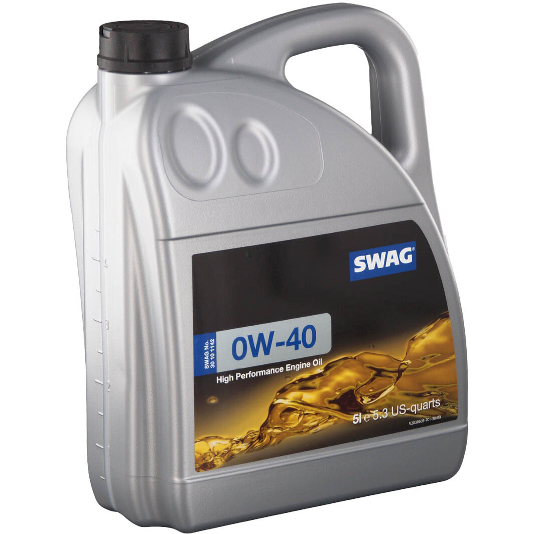 Моторна олива SWAG 0W-40 5 л на Chevrolet Kalos