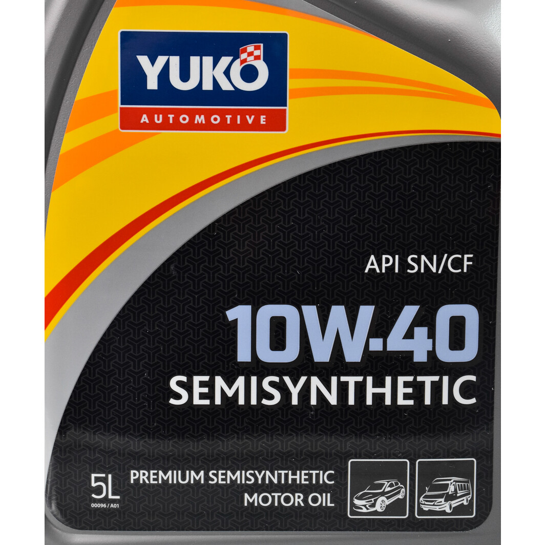 Моторное масло Yuko Semisynthetic 10W-40 5 л на Volkswagen Up