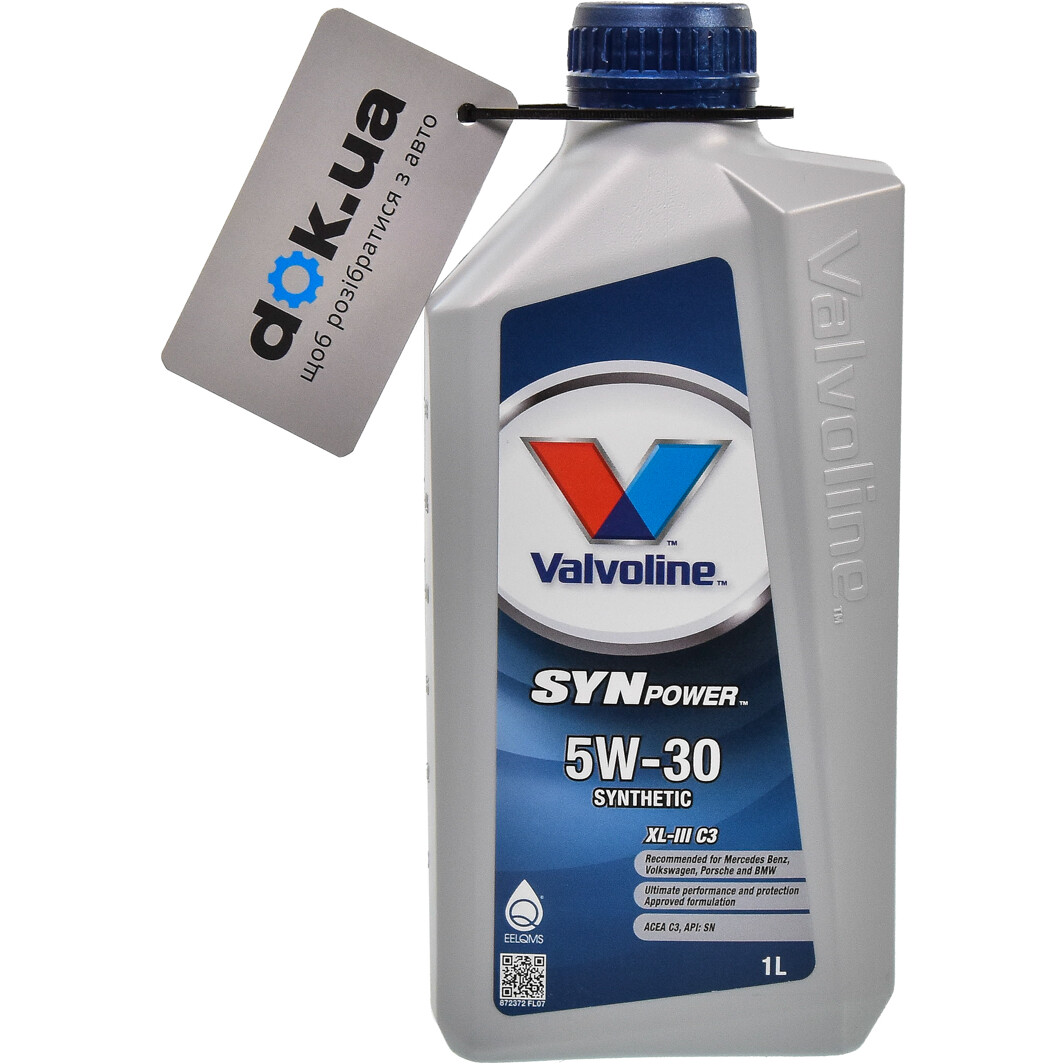 Моторное масло Valvoline SynPower XL-III C3 5W-30 1 л на Chevrolet Zafira