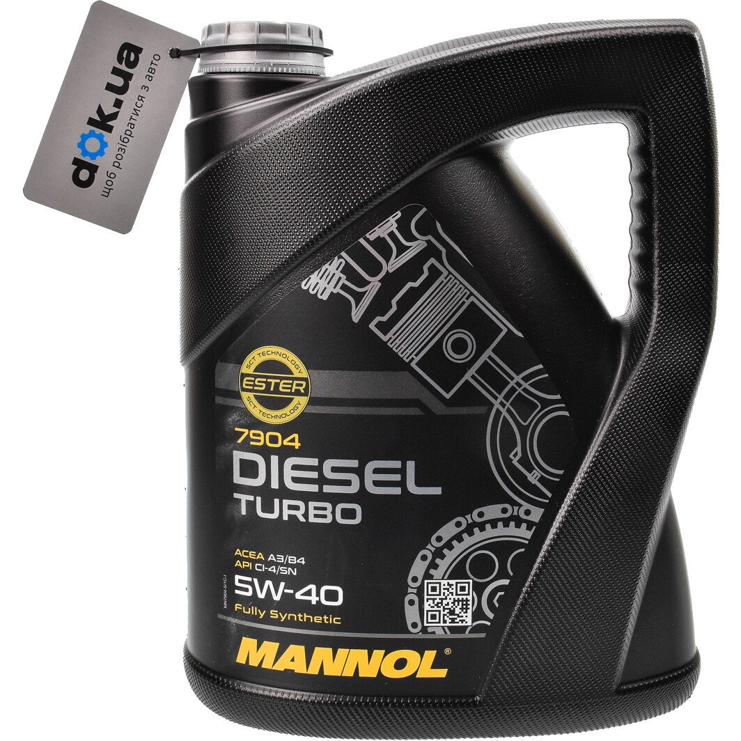 Моторное масло Mannol Diesel Turbo 5W-40 5 л на Alfa Romeo GT