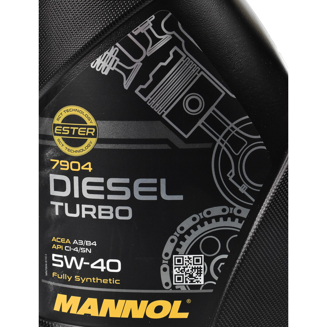 Моторное масло Mannol Diesel Turbo 5W-40 5 л на Alfa Romeo GT