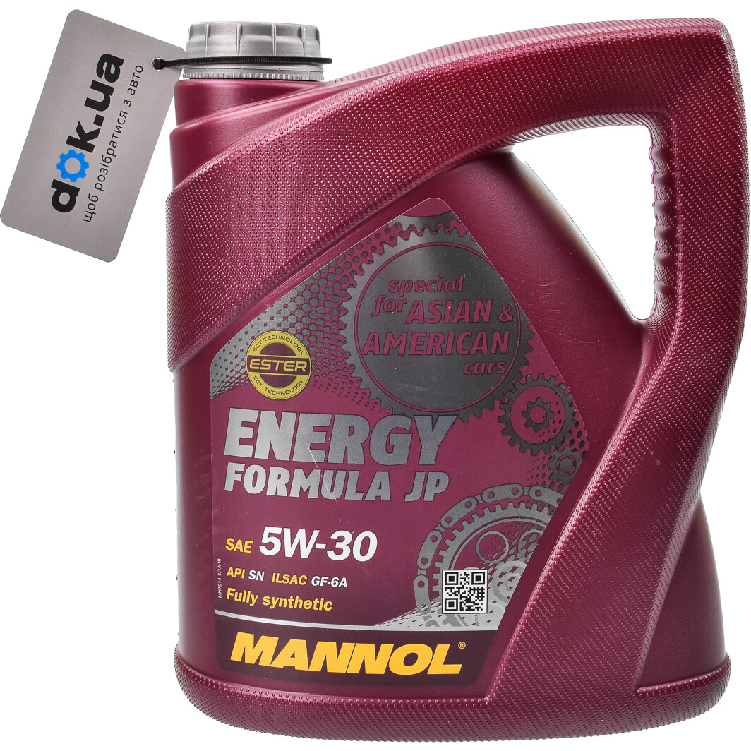 Моторна олива Mannol Energy Formula JP 5W-30 4 л на Alfa Romeo 33