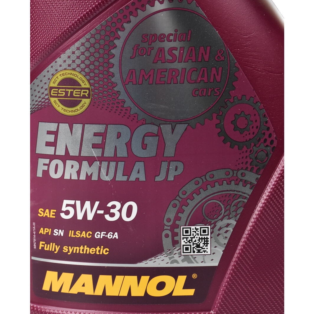 Моторна олива Mannol Energy Formula JP 5W-30 4 л на Citroen BX
