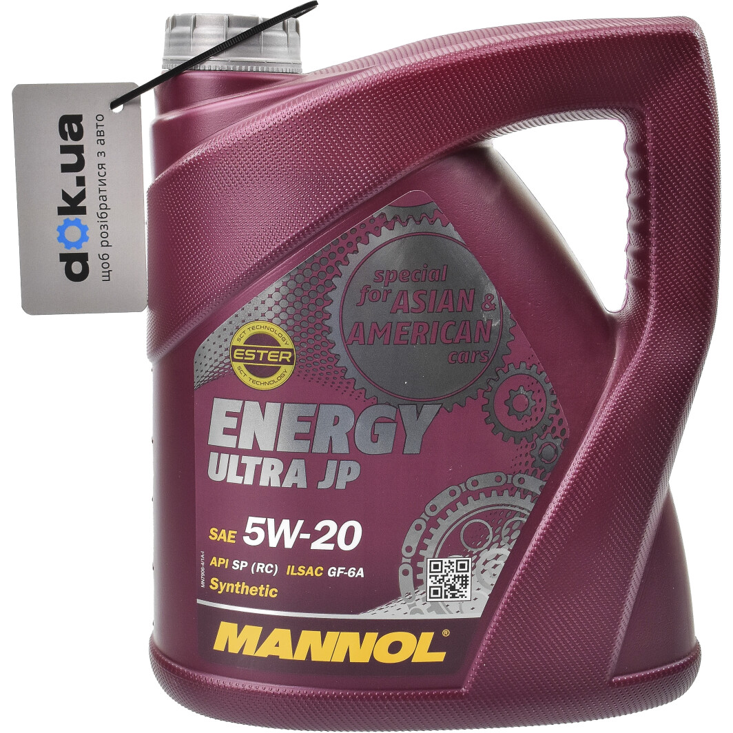 Моторное масло Mannol Energy Ultra JP 5W-20 4 л на Mazda MX-5