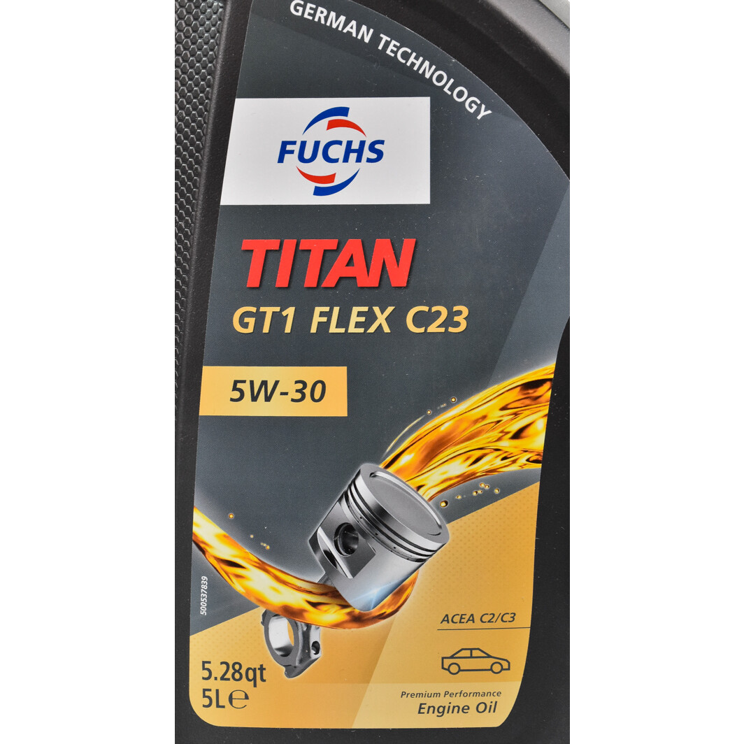 Моторна олива Fuchs Titan GT1 Flex C23 5W-30 5 л на Lexus IS