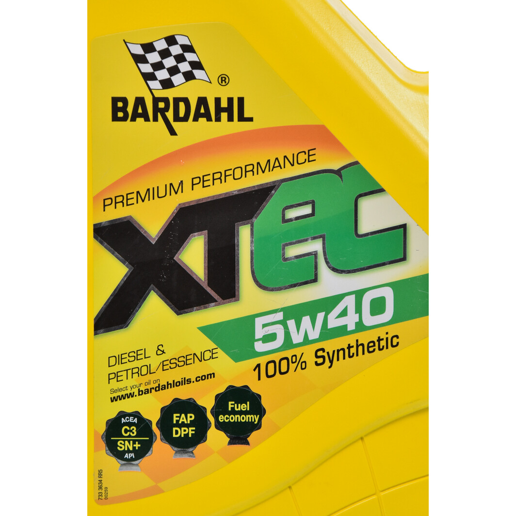 Моторна олива Bardahl XTEC 5W-40 5 л на Iveco Daily VI