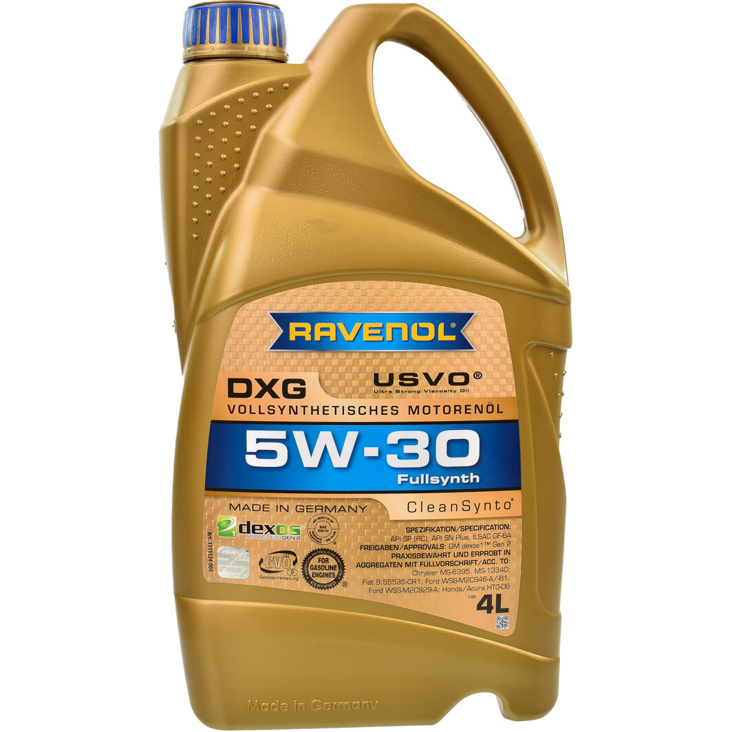 Моторна олива Ravenol DXG 5W-30 4 л на Renault 21